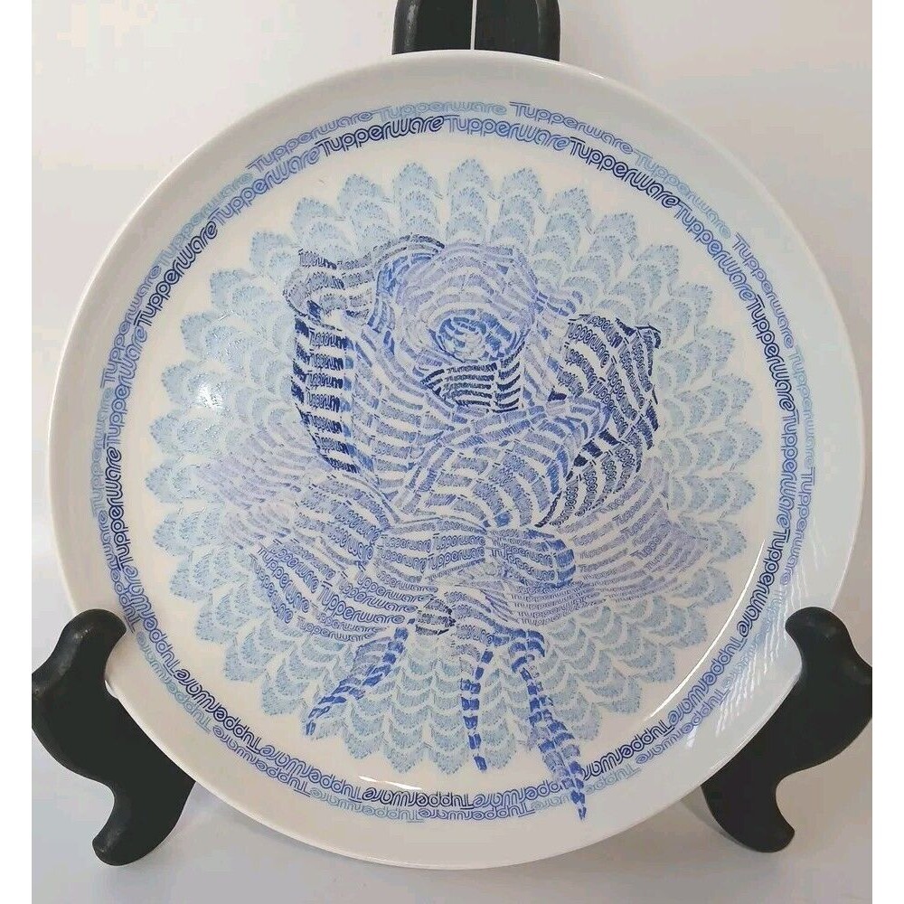 Rosenthal Germany Exclusive Tupperware Rose Plate Ceramic Vintage 8" Thomas B
